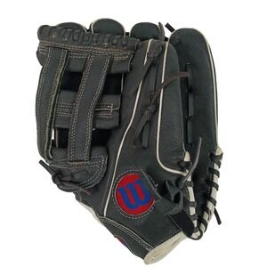 Wilson A450 12" Youth Baseball Glove Mitt Black Right Hand Throw EUC